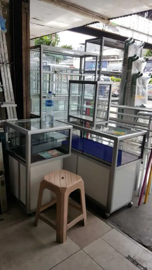 Rak Kaca — rak kaca aluminium, foto 10