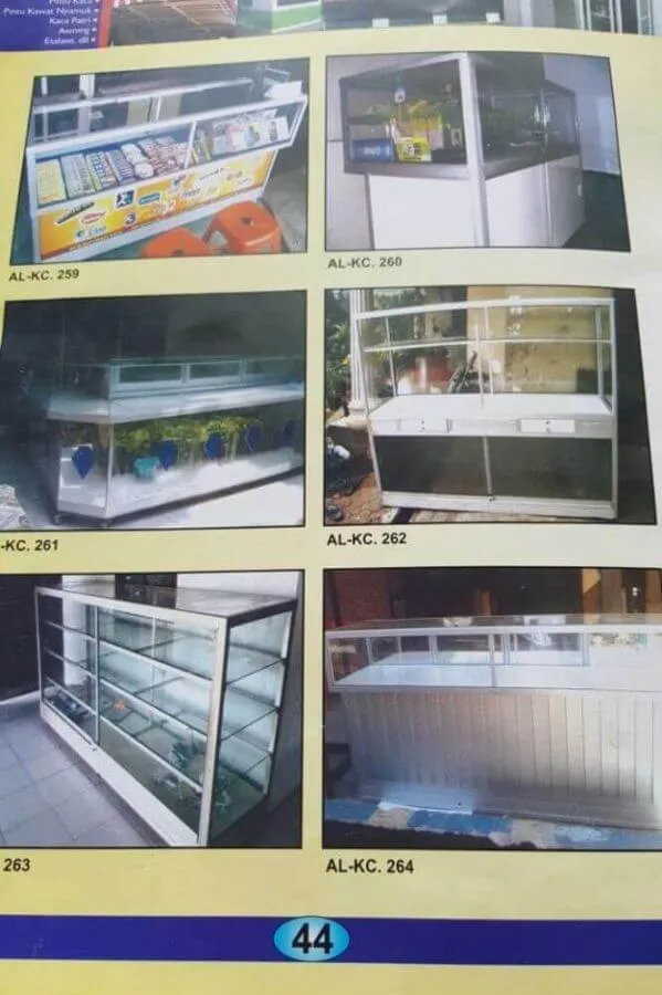 Rak Kaca — rak kaca aluminium, foto 12