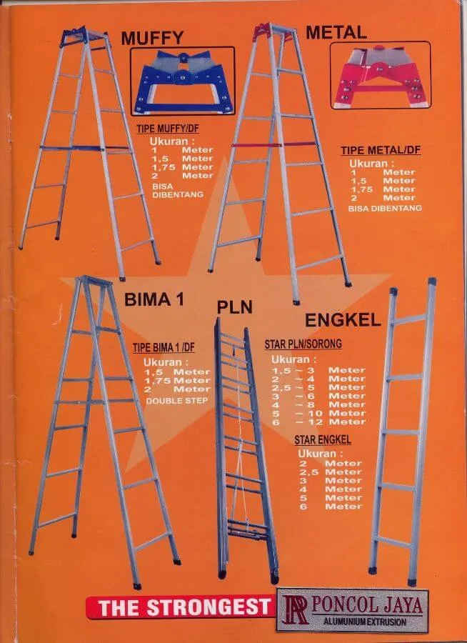 Tangga — tangga aluminium, foto 8