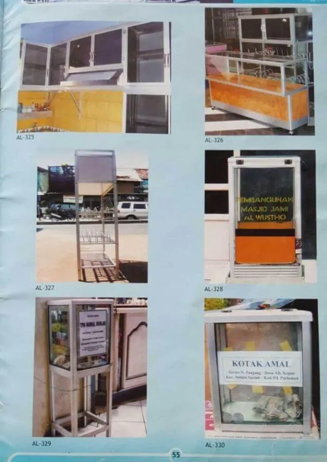 Rak Kaca — rak kaca aluminium, foto 14